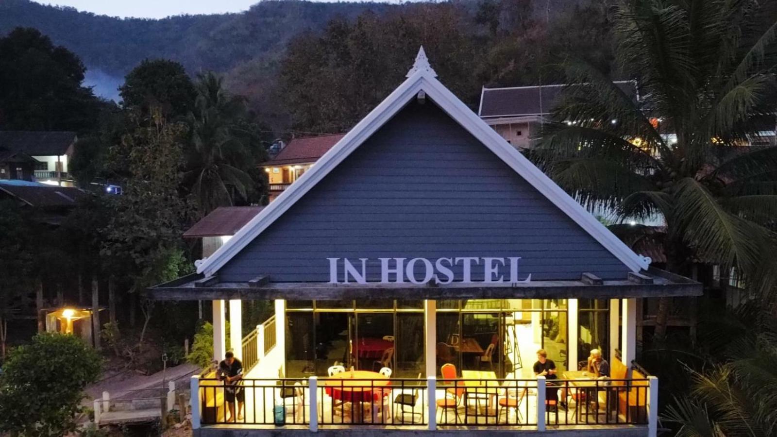 Inn Riverside Hostel Pb Muang Pakbèng Exterior foto
